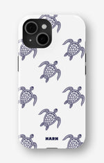 iPhone 15 Tough Case – Blue Turtles - View 1