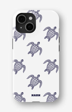 iPhone 15 Tough Case – Blue Turtles - View 1