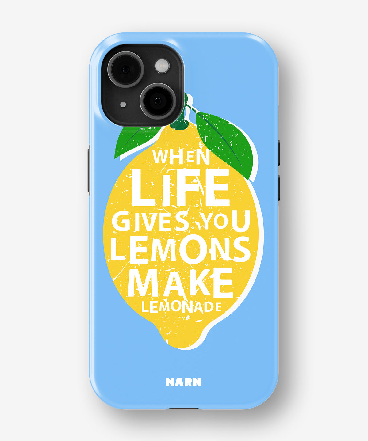 iPhone 15 Tough Case – Lemon Quote - View 1