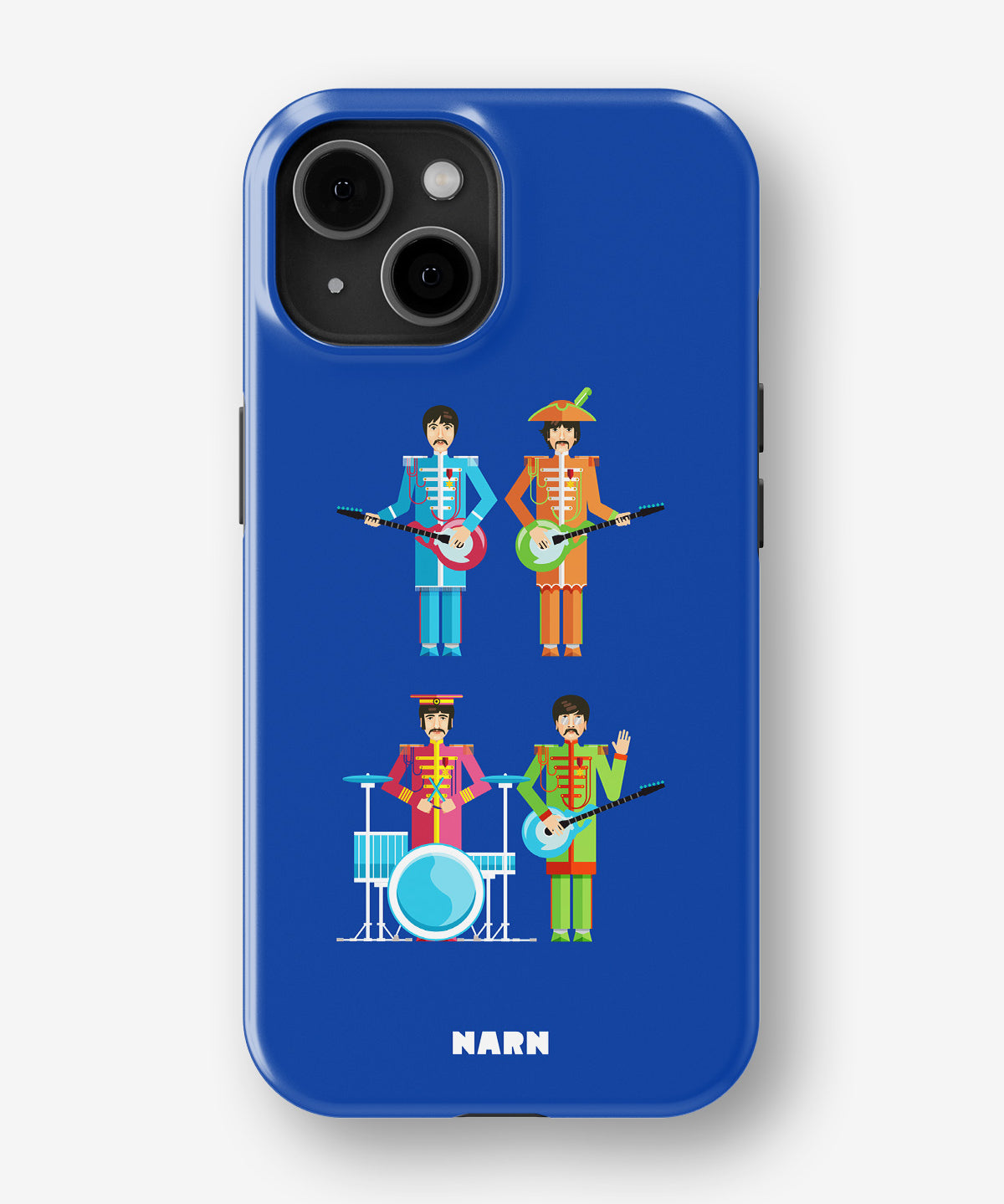 iPhone 15 Tough Case – Beatles Blue - View 1