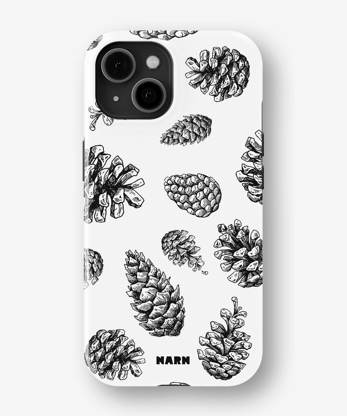 iPhone 15 Tough Case – Pine Cones - View 1