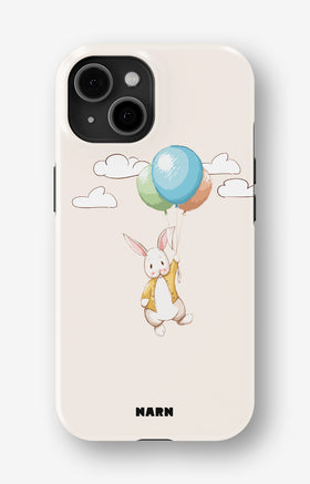 iPhone 15 Tough Case – Flying Rabbit - View 1