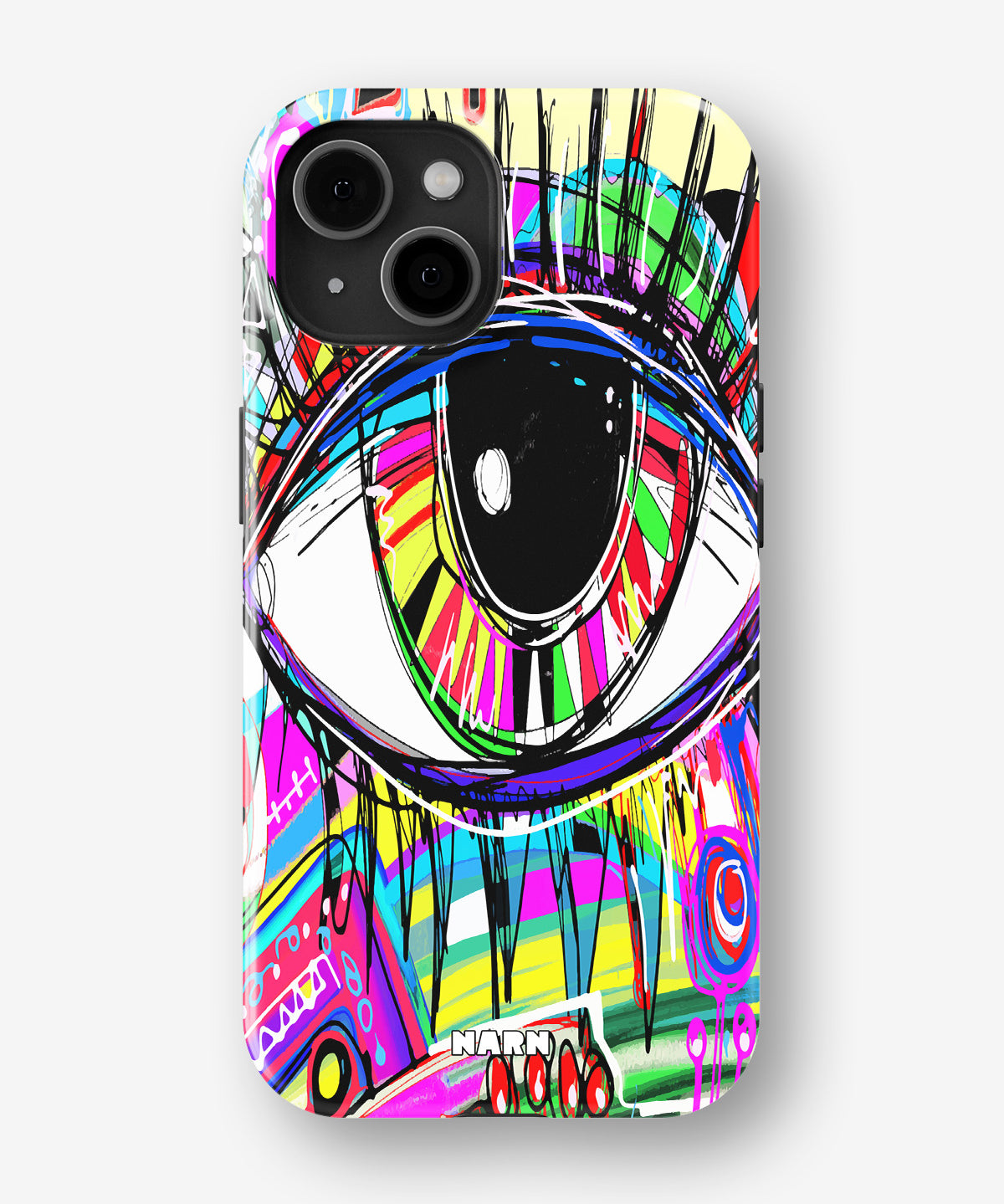 iPhone 15 Tough Case – Abstract Eye - View 1