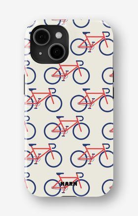 iPhone 15 Tough Case – Vintage Bicycle - View 1