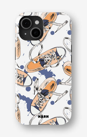 iPhone 15 Tough Case – Apricot Sneakers - View 1