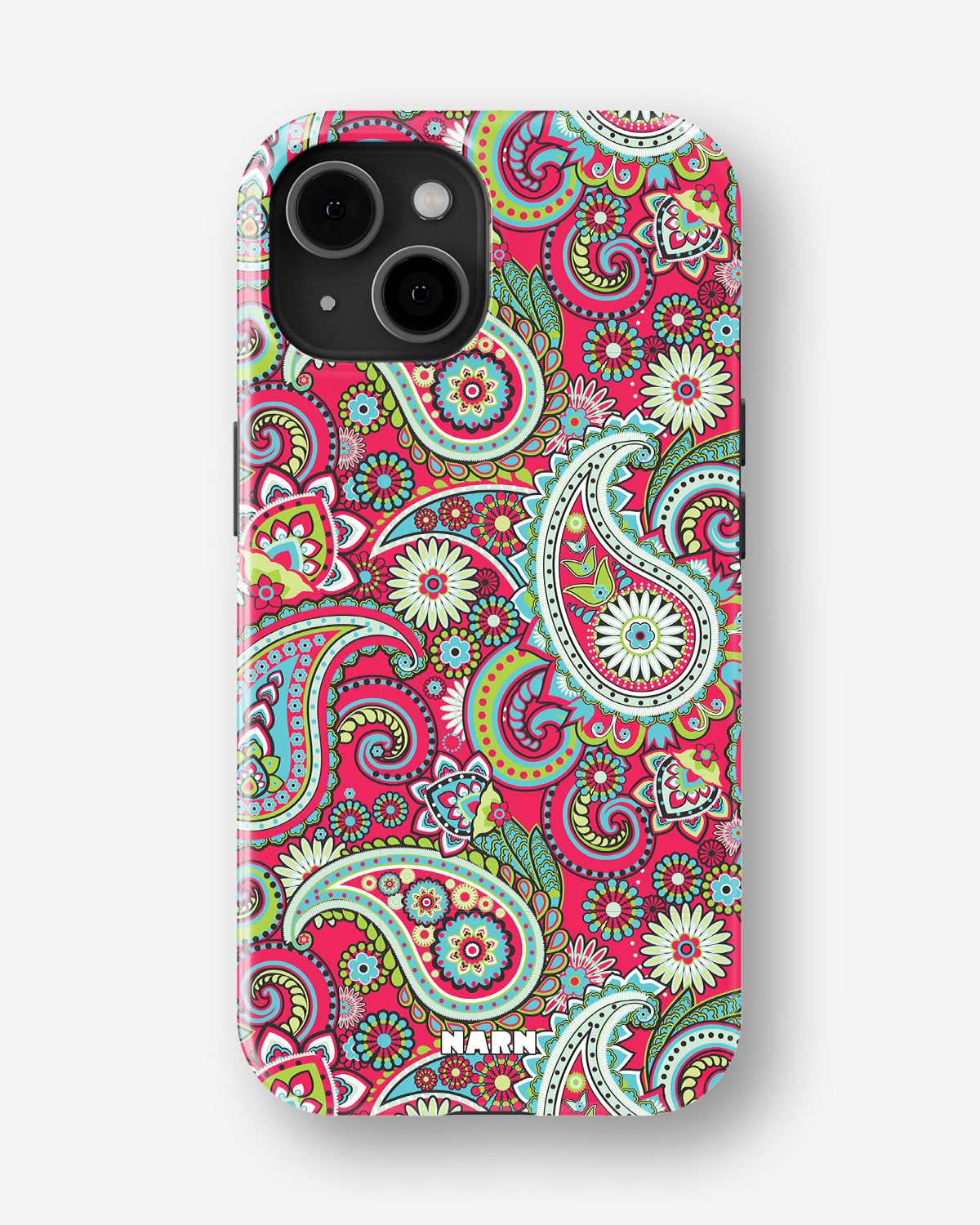 iPhone 15 Tough Case – Paisley Paradise - View 1