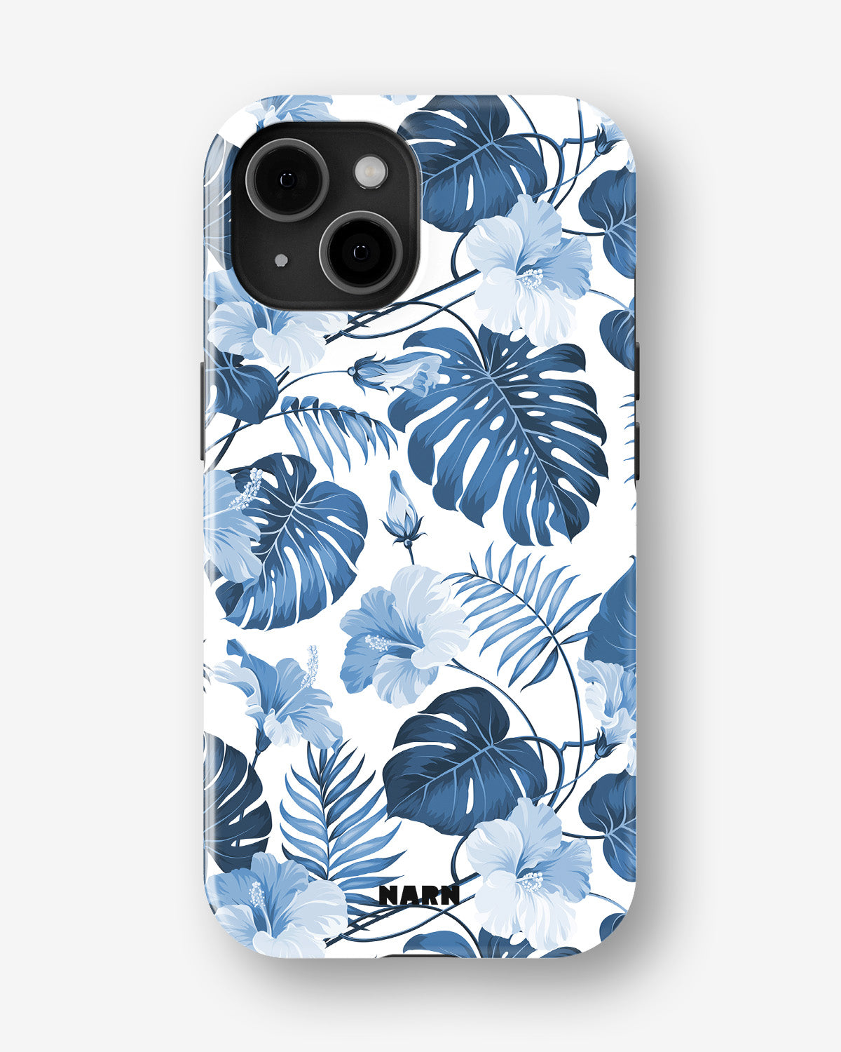 iPhone 15 Tough Case – Blue Tropics - View 1