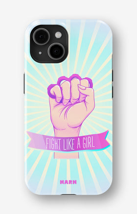 iPhone 15 Tough Case – Fight Like A Girl - View 1
