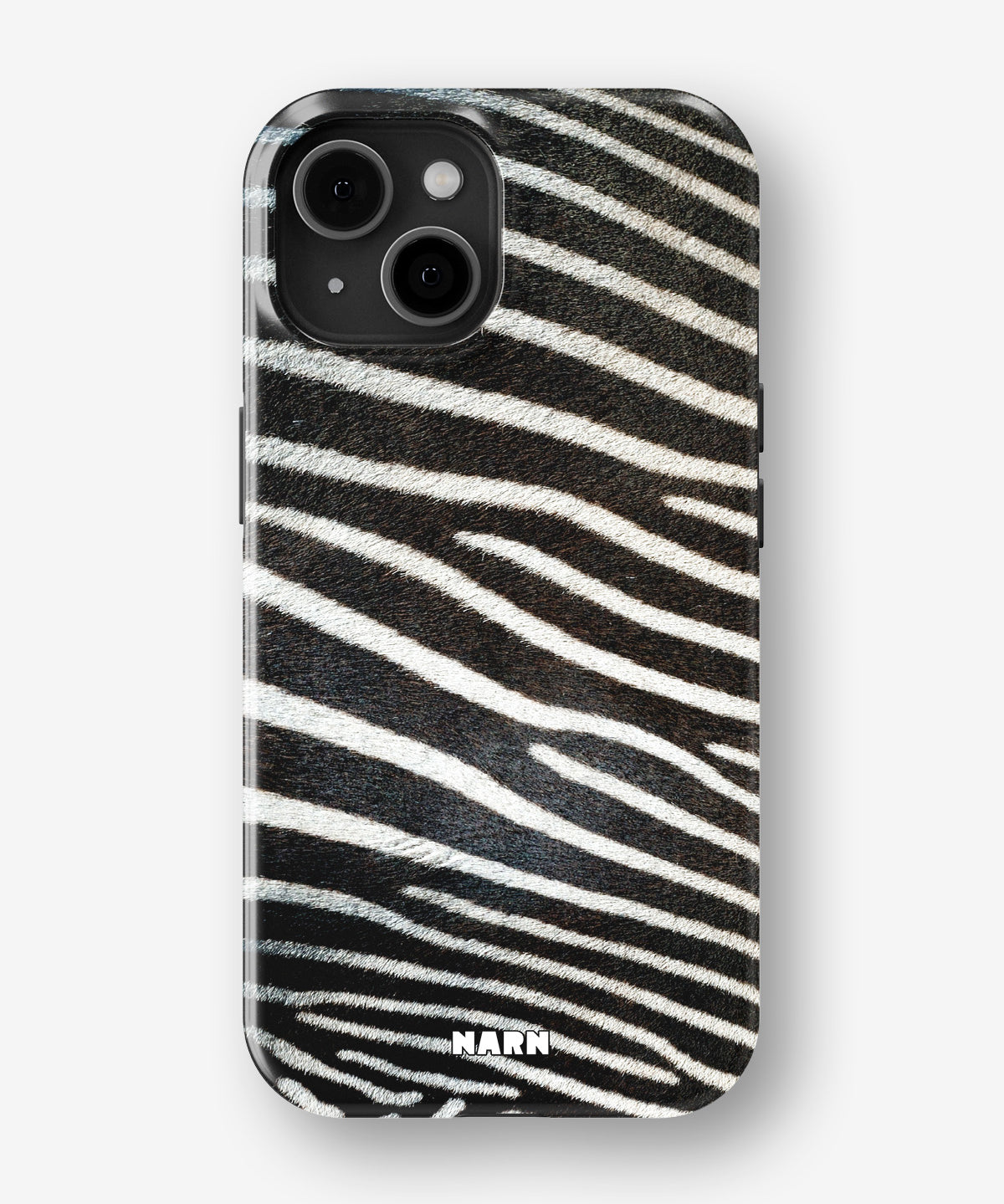 iPhone 15 Tough Case – Zebra Stripe - View 1