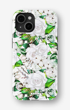iPhone 15 Tough Case – White Bloom - View 1
