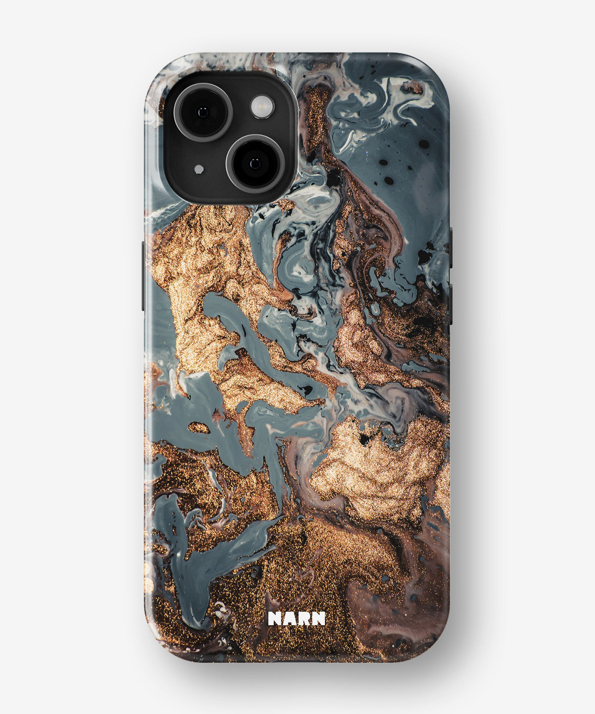 iPhone 15 Tough Case – Molten Gold - View 1