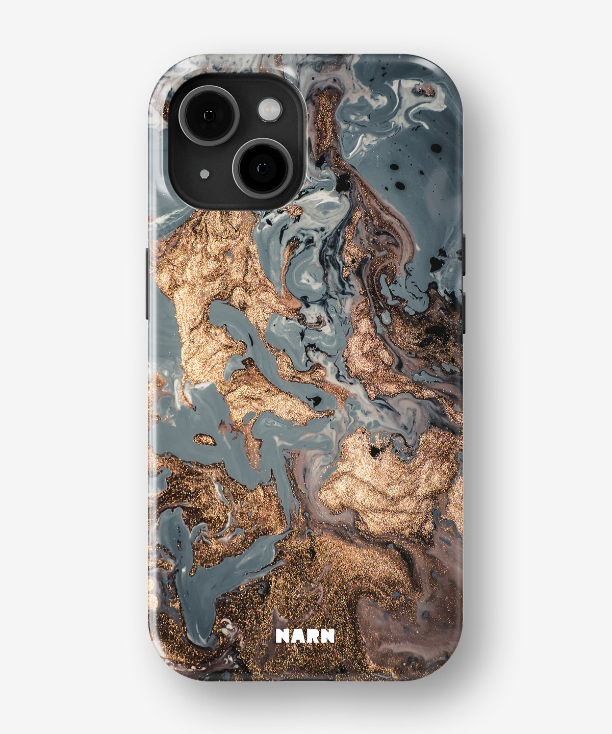 iPhone 15 Tough Case – Molten Gold - View 1