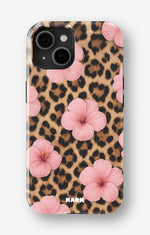 iPhone 15 Tough Case – Leopard Flower - View 1