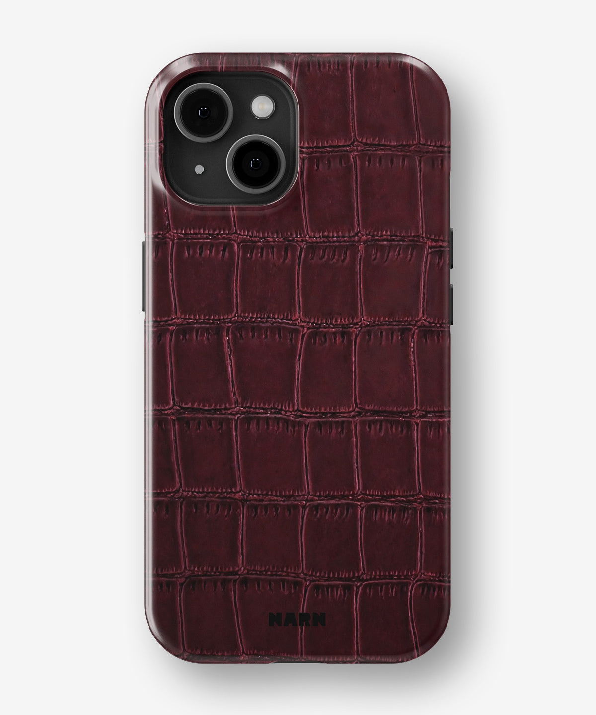iPhone 15 Tough Case – Rouge Croc - View 1