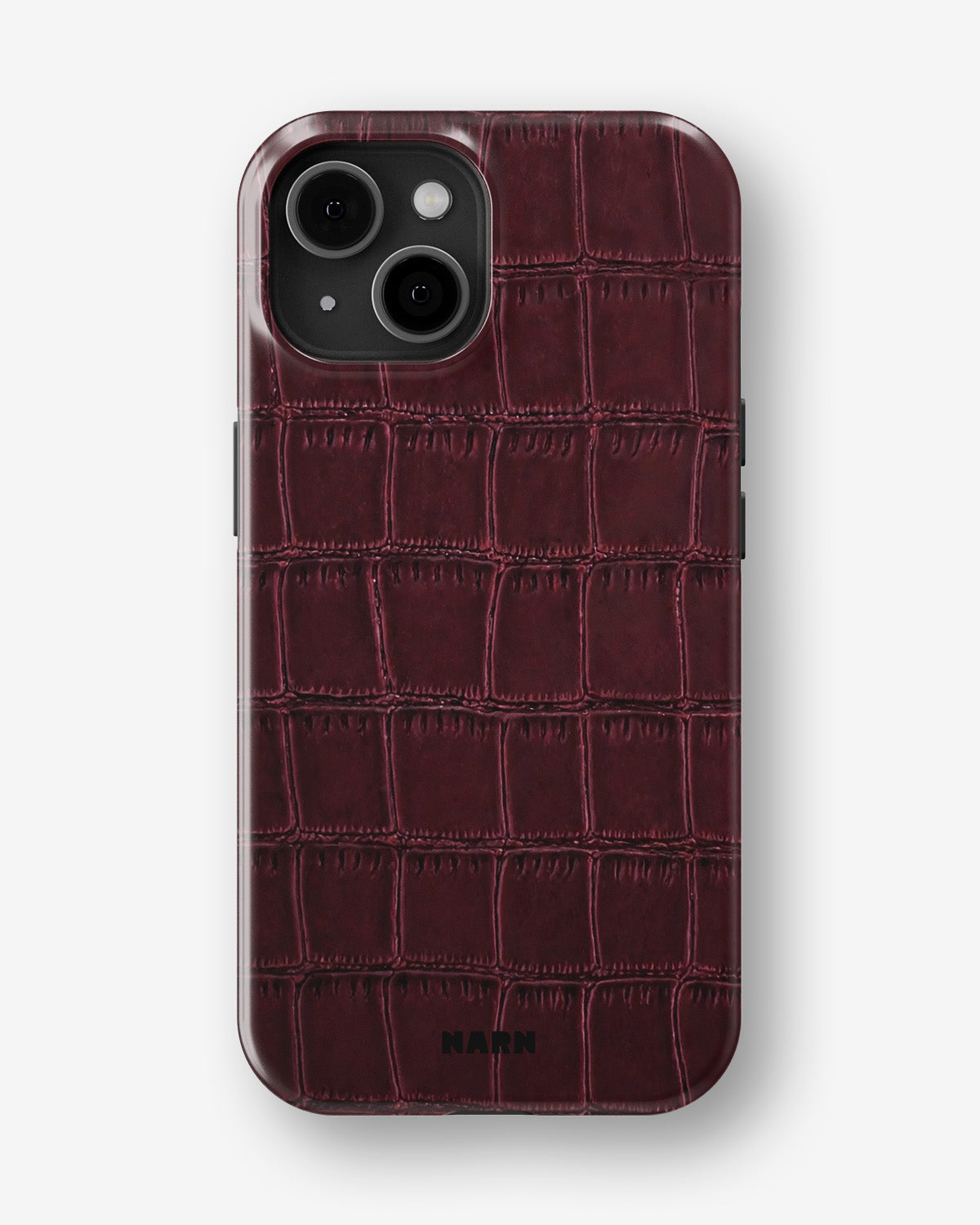 iPhone 15 Tough Case – Rouge Croc - View 1