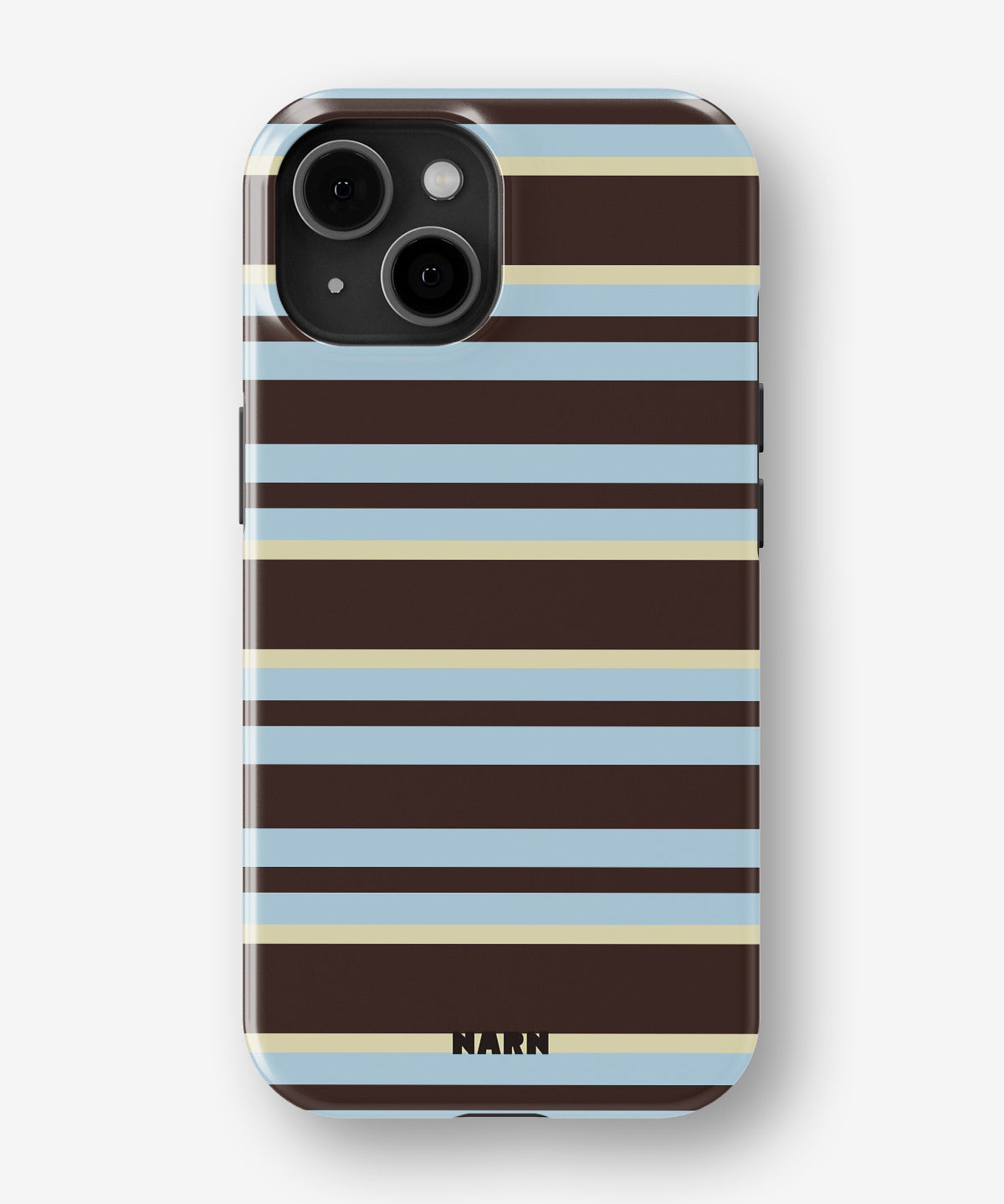 iPhone 15 Tough Case – Latte Lines - View 1