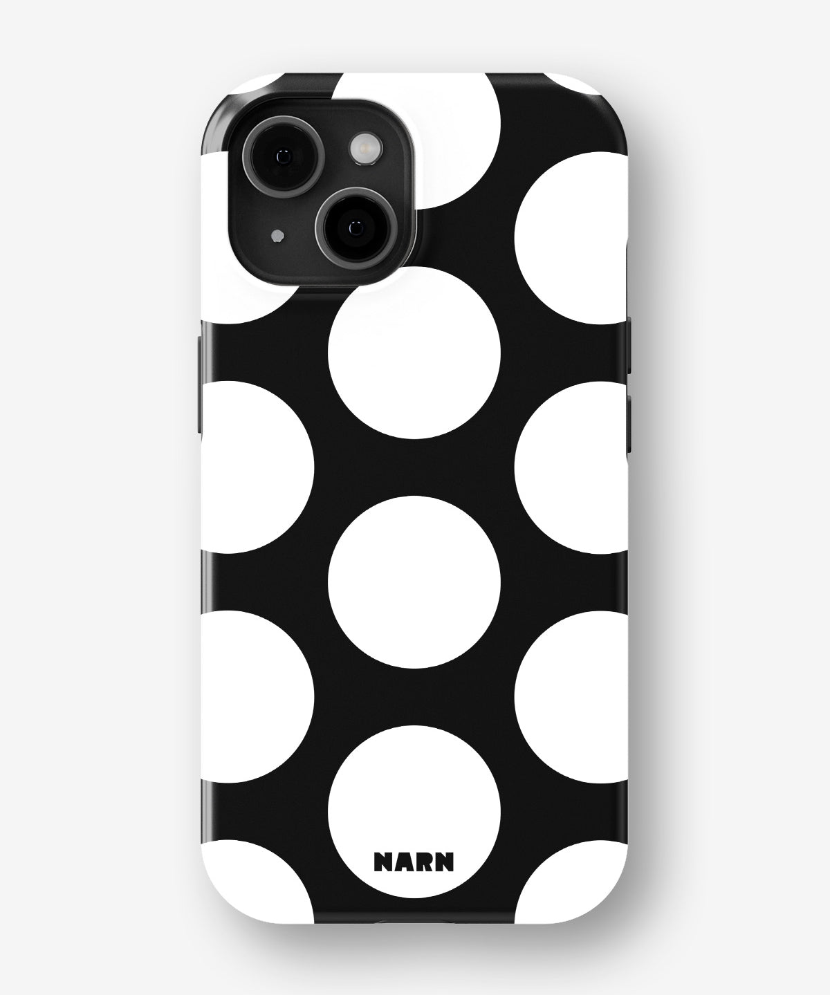 iPhone 15 Tough Case – Bold Dots - View 1
