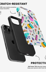 iPhone 15 Tough Case – 80s Memphis - View 2