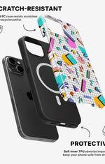 iPhone 15 Tough Case – 80s Memphis - View 2