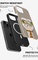 iPhone 15 Tough Case – Hipster Ostrich - View 2