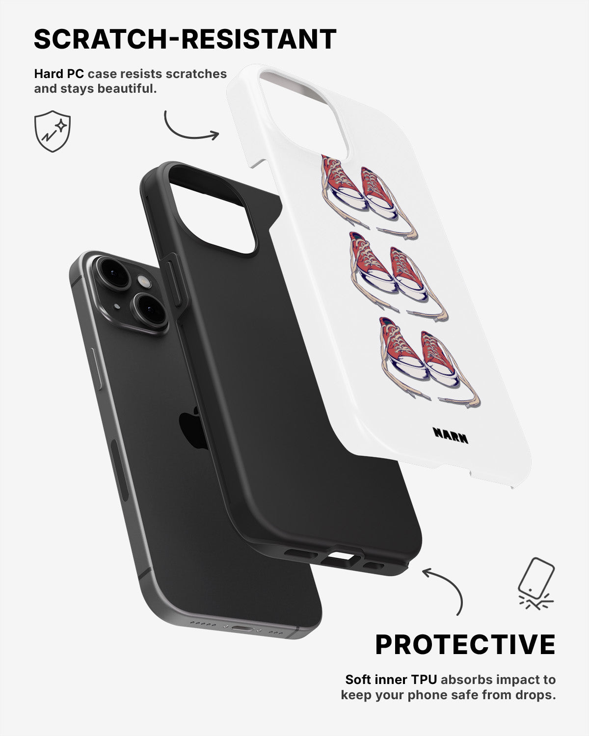 iPhone 15 Tough Case – Shoes - View 2