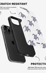 iPhone 15 Tough Case – Blue Turtles - View 2