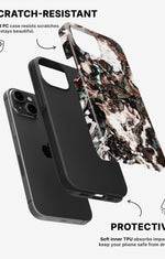 iPhone 15 Tough Case – Marble Brown - View 2