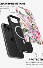 iPhone 15 Tough Case – Watercolor Flowers - View 2