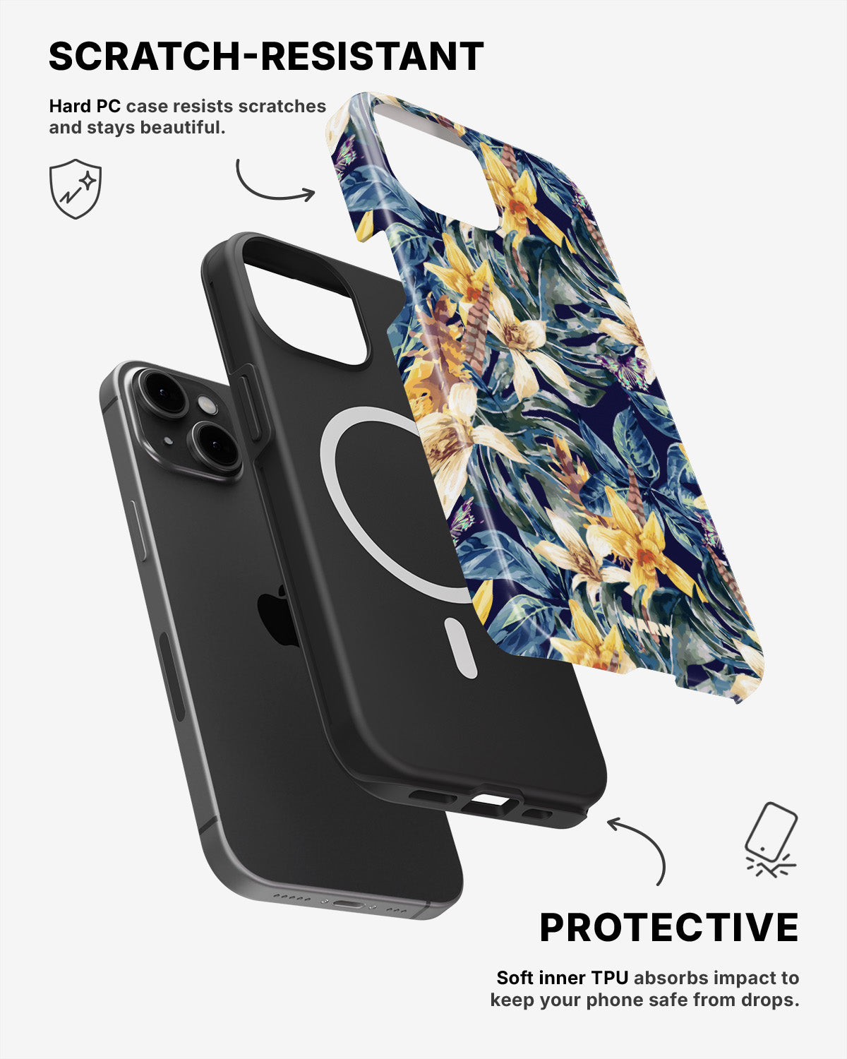 iPhone 15 Tough Case – Lily - View 2