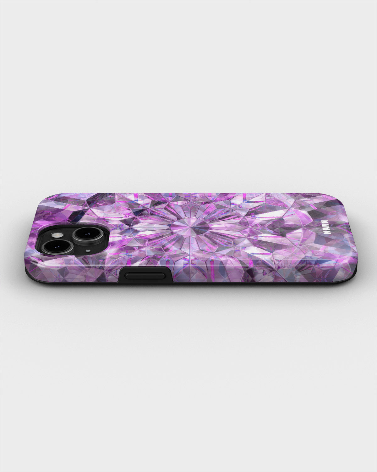 iPhone 15 Tough Case – Lavender Crystals - View 3