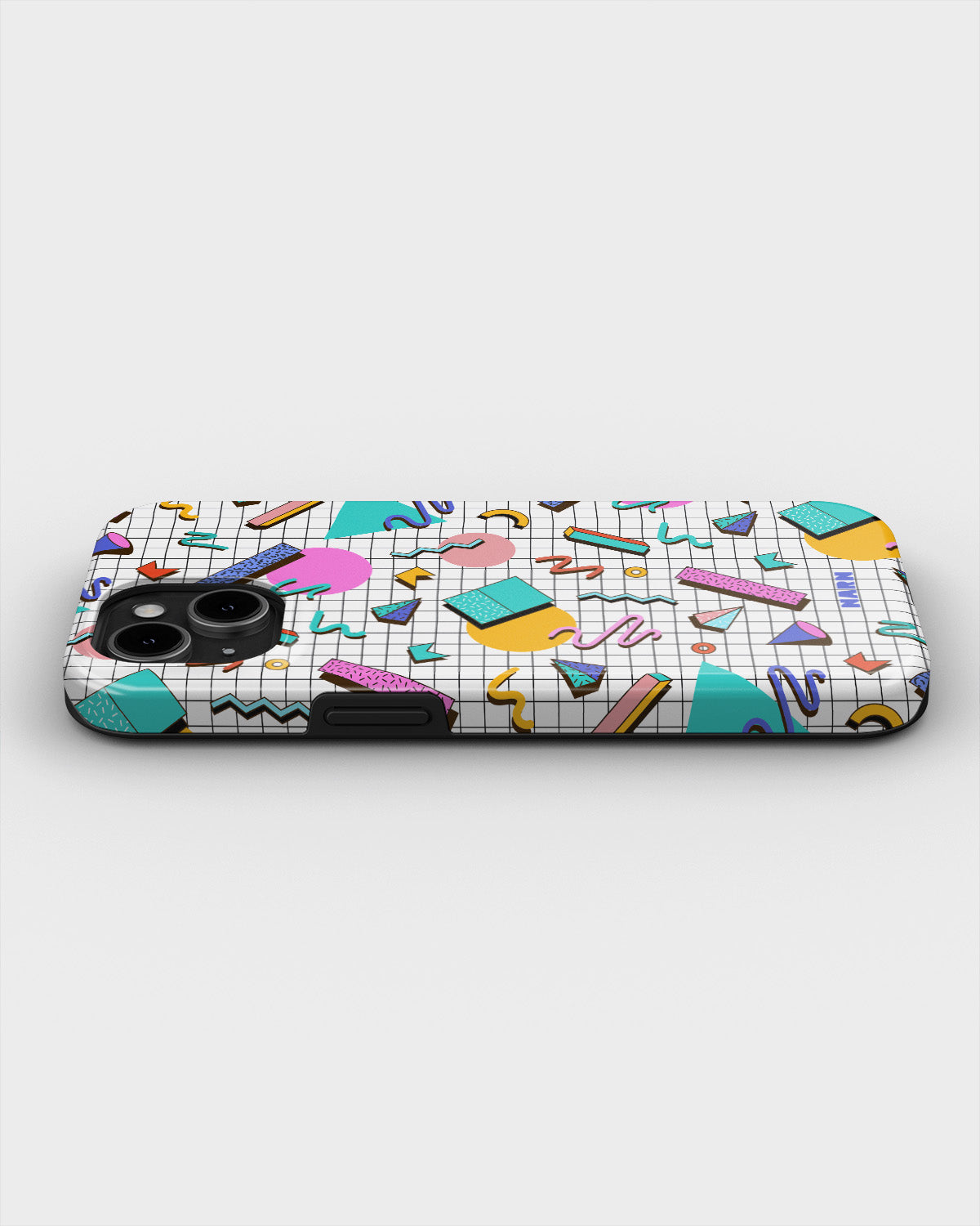 iPhone 15 Tough Case – 80s Memphis - View 3