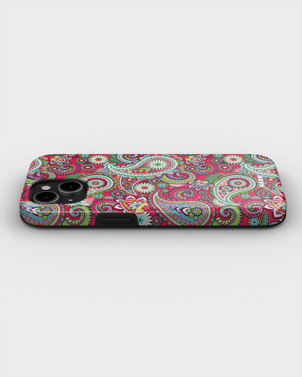iPhone 15 Tough Case – Paisley Paradise - View 3