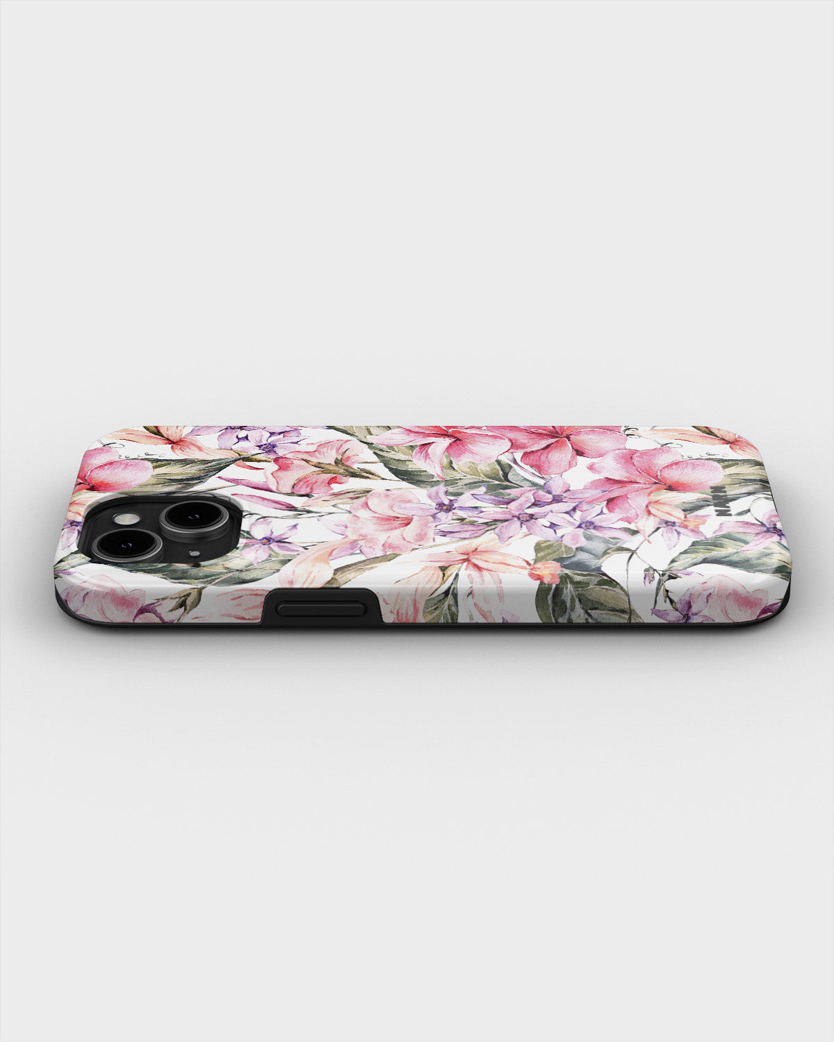 iPhone 15 Tough Case – Watercolor Flowers - View 3