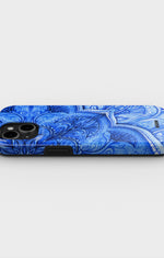 iPhone 15 Tough Case – Blue Vintage - View 3