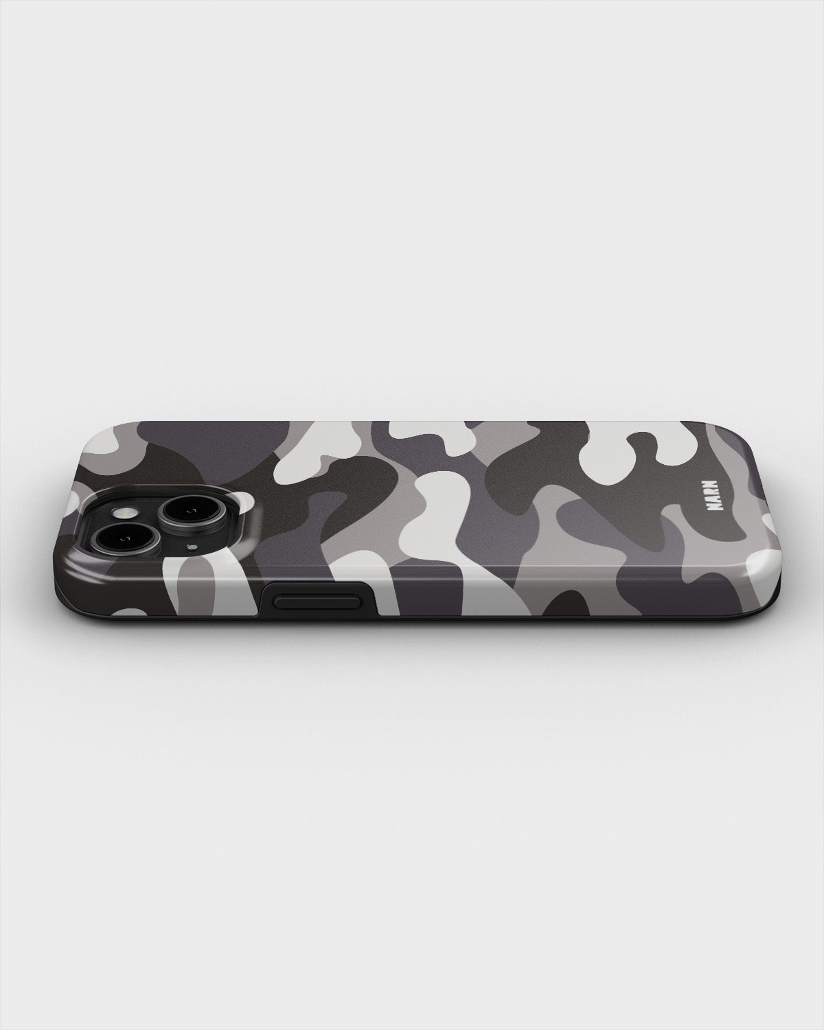 iPhone 15 Tough Case – Grey Camo - View 3