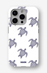 iPhone 13 Pro Tough Case – Blue Turtles - View 1