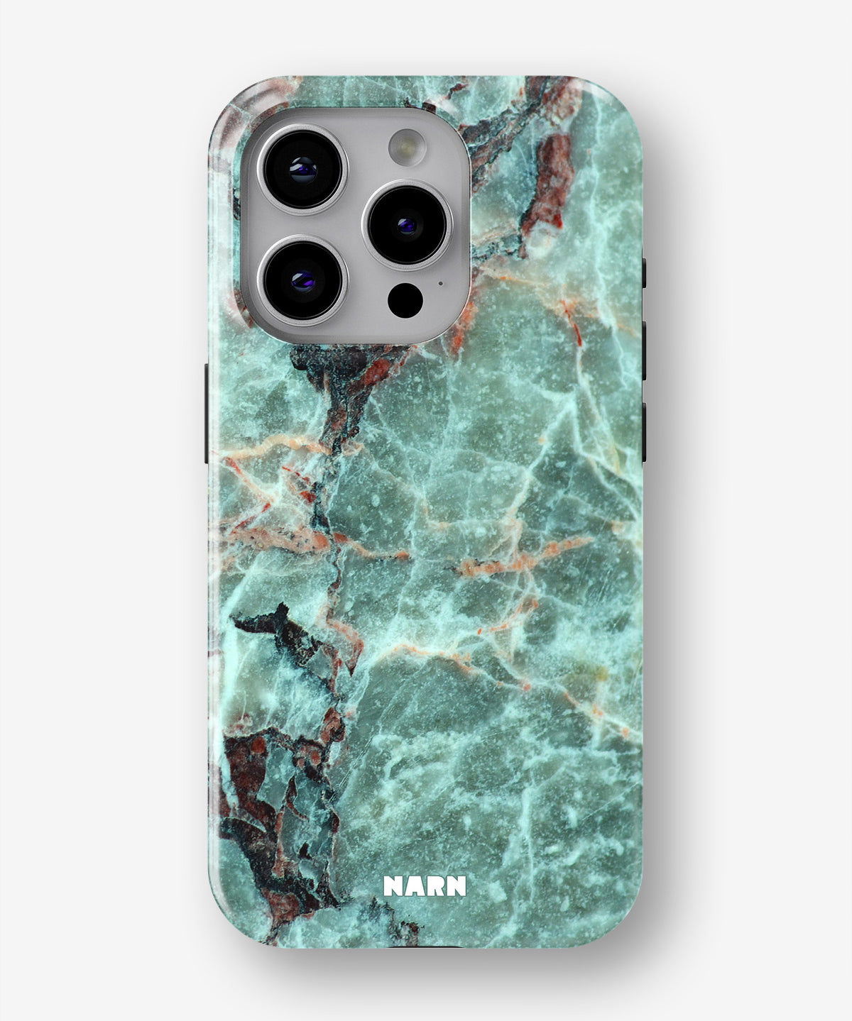 iPhone 13 Pro Tough Case – Green Marble - View 1