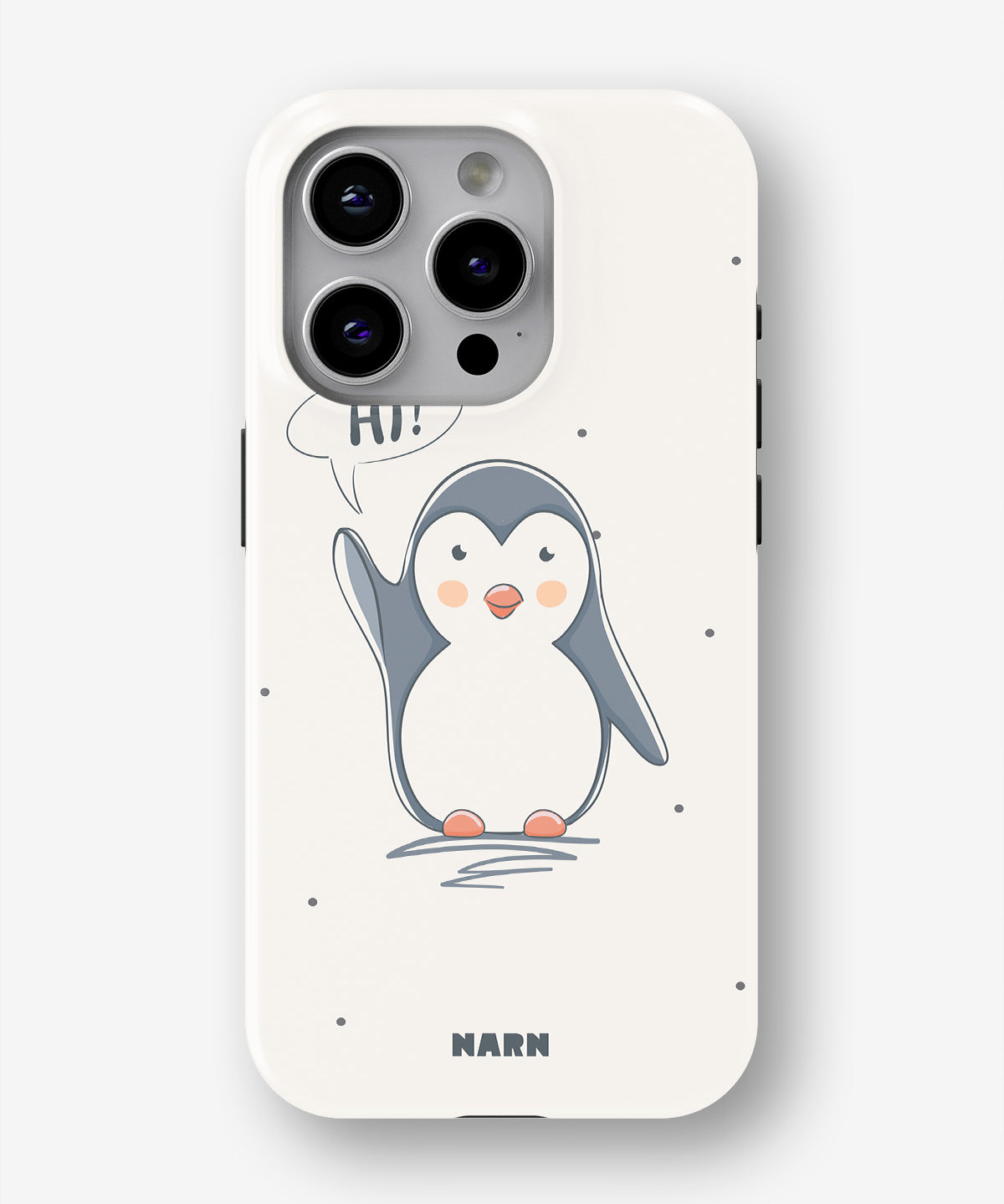 iPhone 13 Pro Tough Case – Cute Penguin - View 1