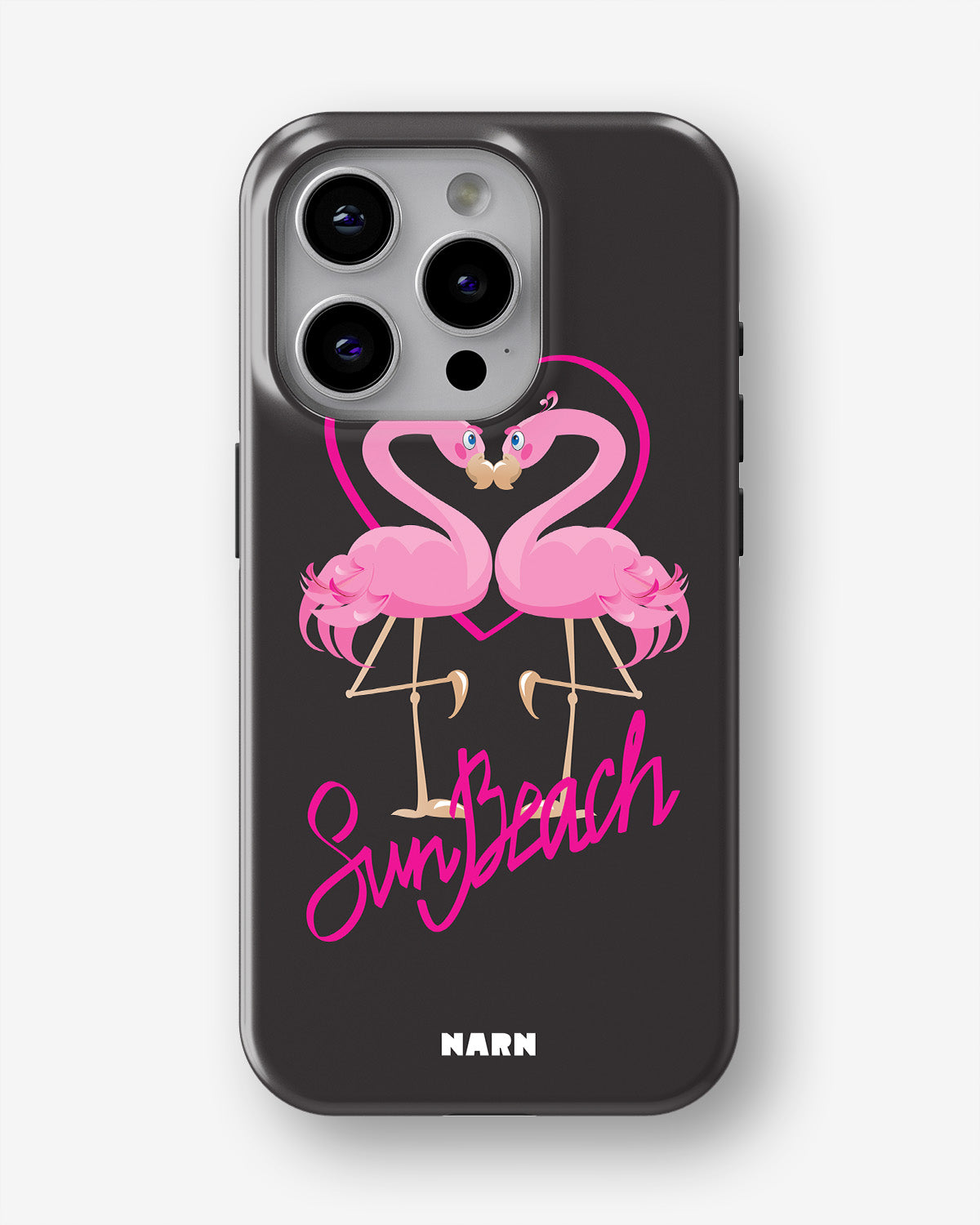 iPhone 13 Pro Tough Case – Beach Flamingo - View 1