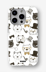 iPhone 13 Pro Tough Case – Cartoon Cats - View 1