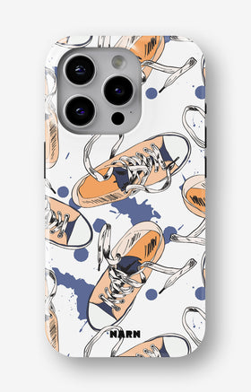 iPhone 13 Pro Tough Case – Apricot Sneakers - View 1