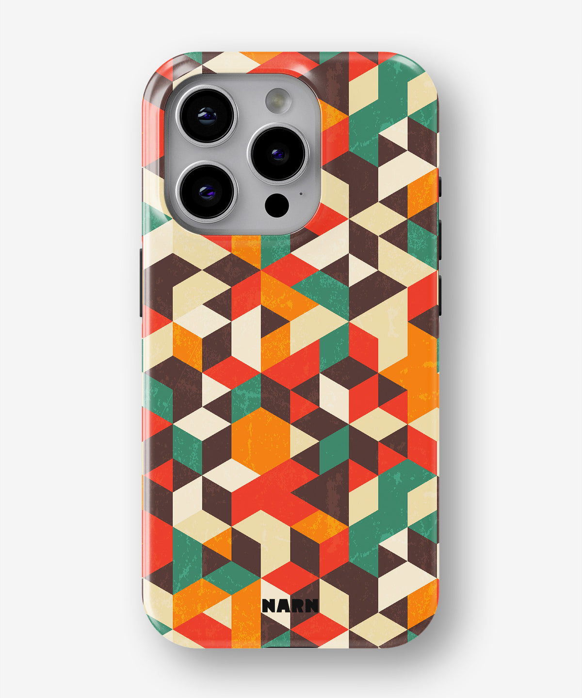 iPhone 13 Pro Tough Case – Retro Geometric - View 1