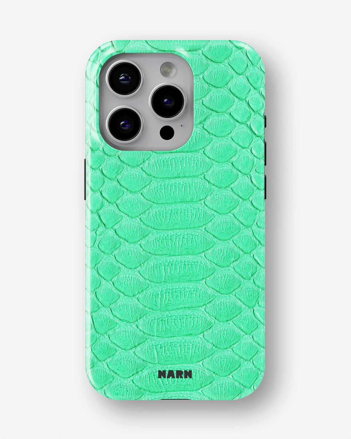 iPhone 13 Pro Tough Case – Turquoise Snake - View 1