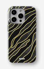 iPhone 13 Pro Tough Case – Golden Zebra - View 1