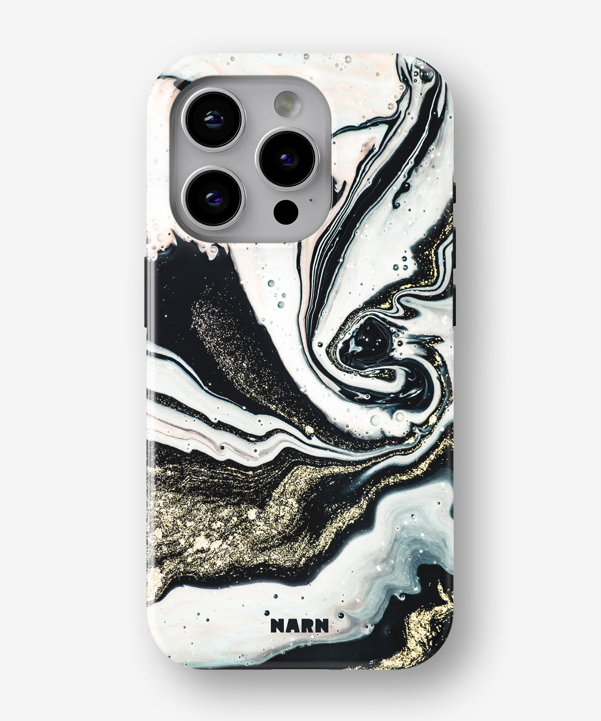 iPhone 13 Pro Tough Case – Golden Swirl - View 1