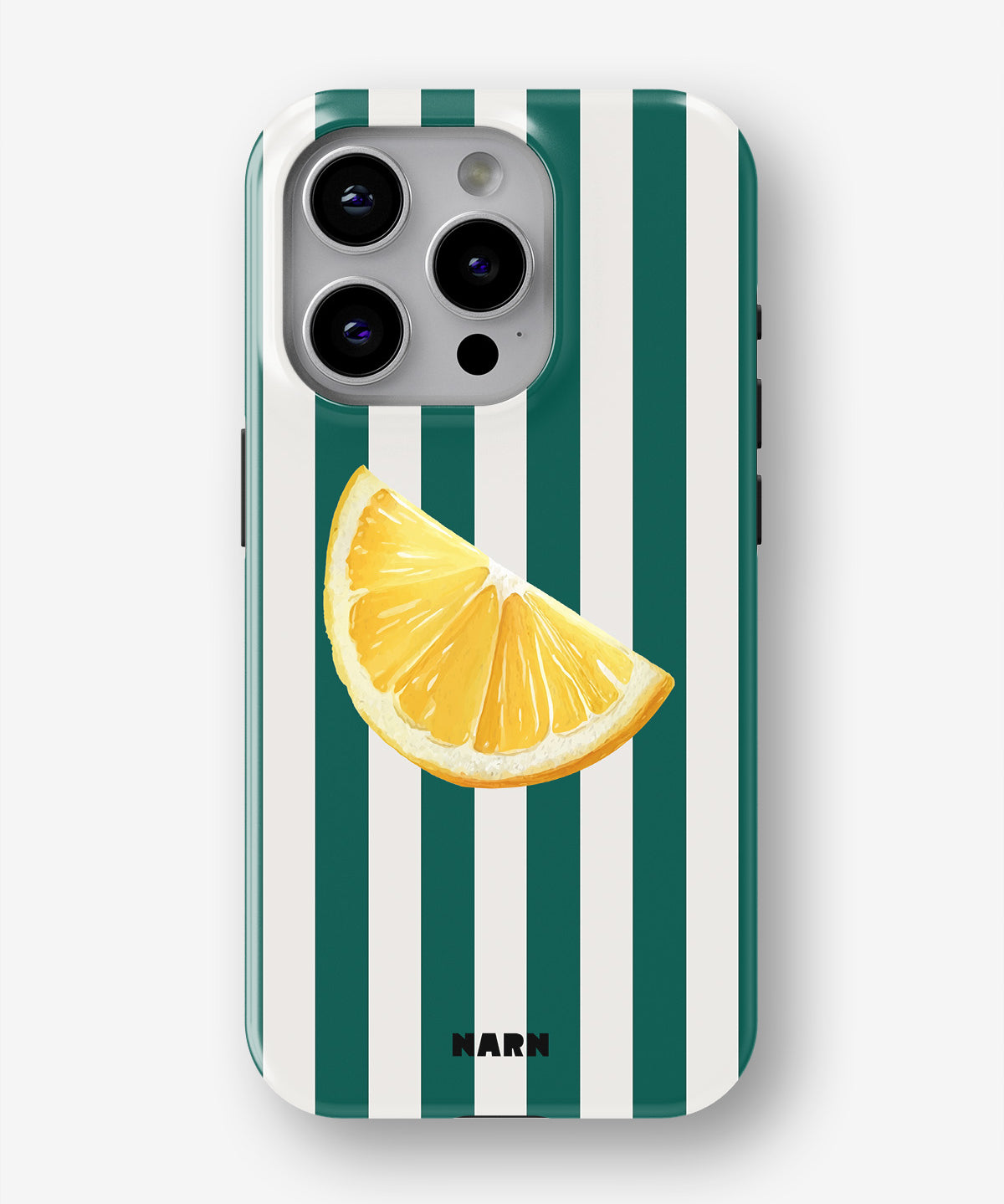 iPhone 13 Pro Tough Case – Lemon Stripes - View 1