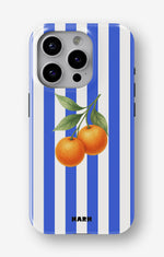 iPhone 13 Pro Tough Case – Orange Stripes - View 1