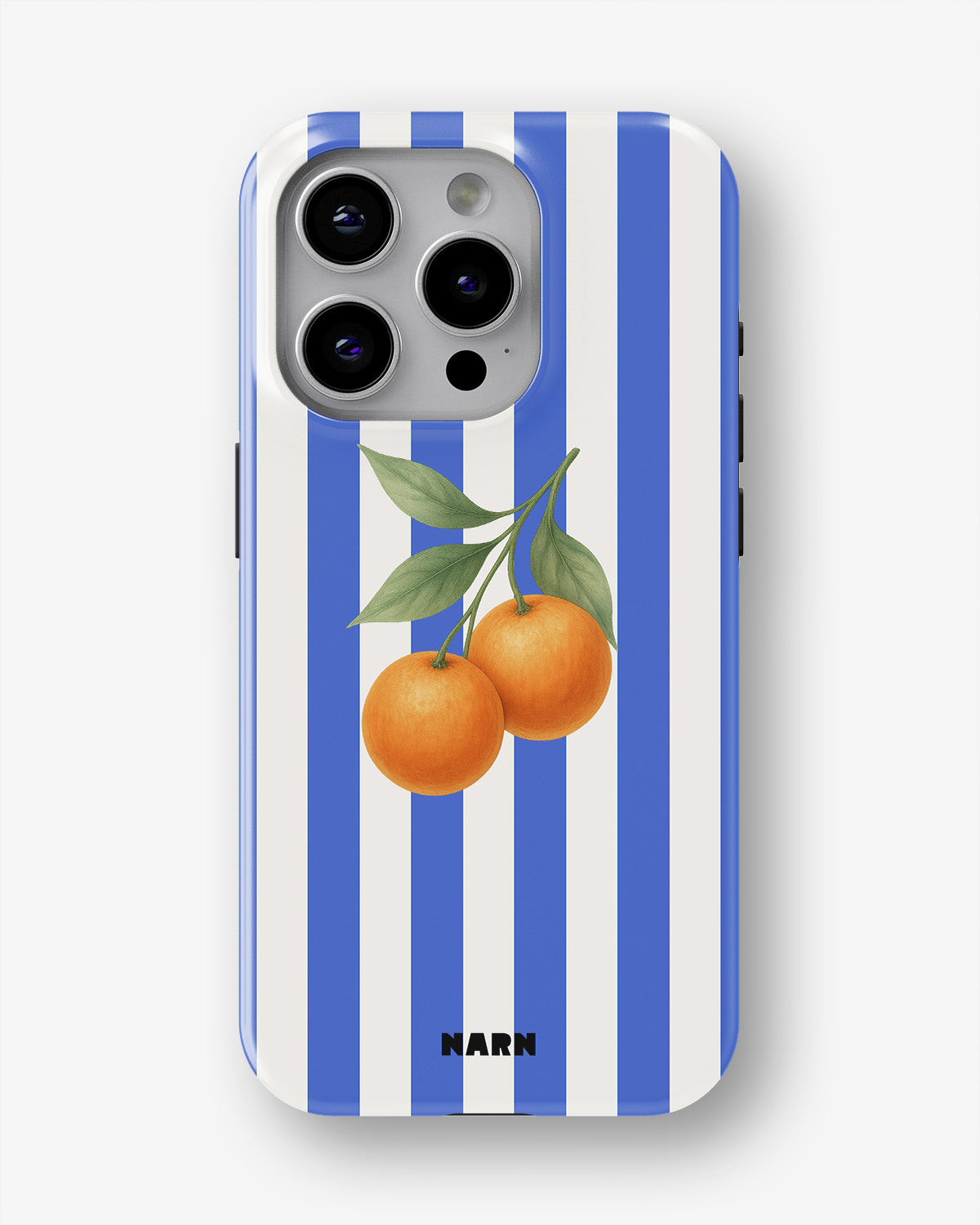 iPhone 13 Pro Tough Case – Orange Stripes - View 1