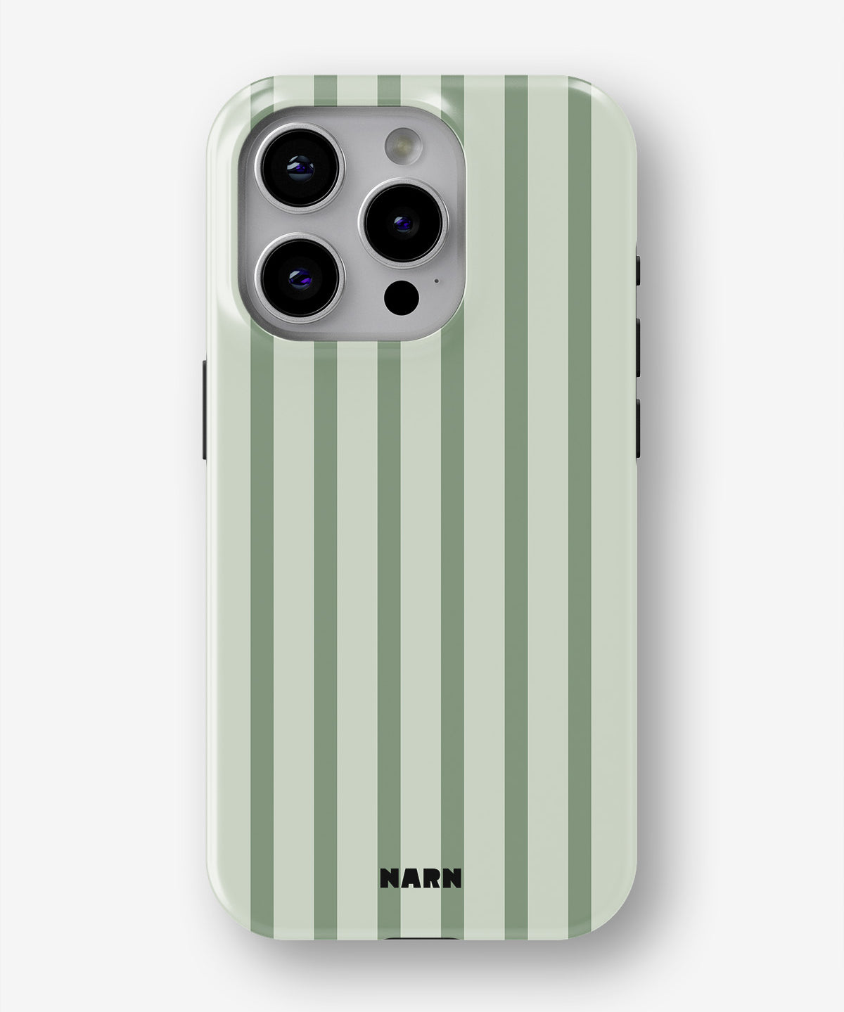 iPhone 13 Pro Tough Case – Sage Stripes - View 1