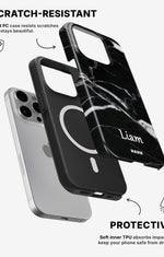 iPhone 13 Pro Tough Case – Custom - Black Marble - View 2